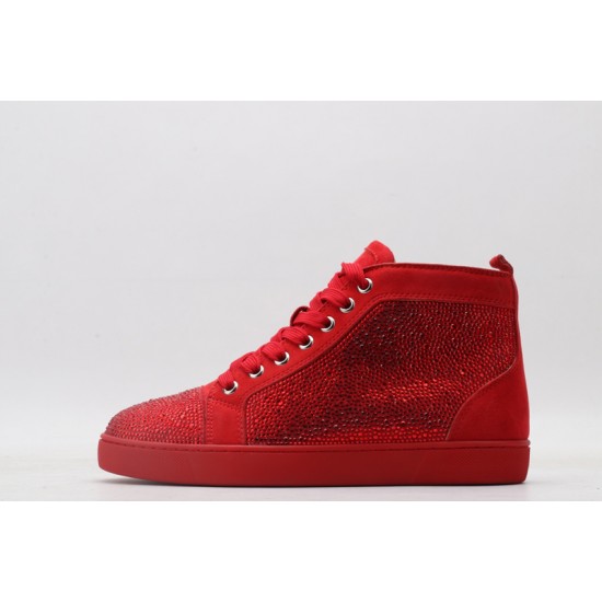 Christian Louboutin Sneakeres Red Studded