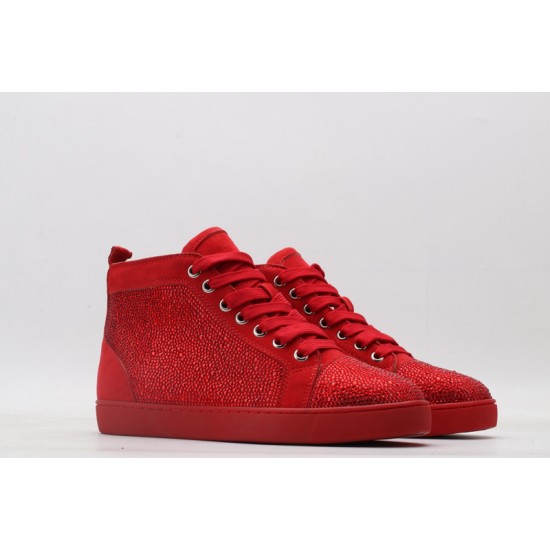 Christian Louboutin Sneakeres Red Studded