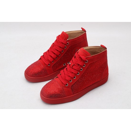 Christian Louboutin Sneakeres Red Studded