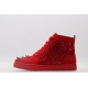 Christian Louboutin Sneakeres Spike Red Studded