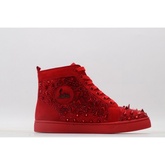 Christian Louboutin Sneakeres Red Studded