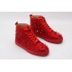 Christian Louboutin Sneakeres Spike Red Studded