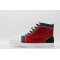 Christian Louboutin Sneakeres Spike Red White Studded