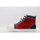 Christian Louboutin Sneakeres Spike Red White Studded