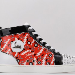 Christian Louboutin Sneakeres Spike White Red Multicolor