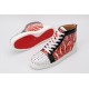 Christian Louboutin Sneakeres Spike White Red Multicolor