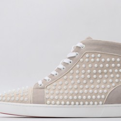 Christian Louboutin Sneakeres Spike Beige