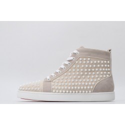 Christian Louboutin Sneakeres Spike Beige