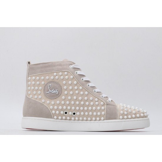 Christian Louboutin Sneakeres Spike Beige