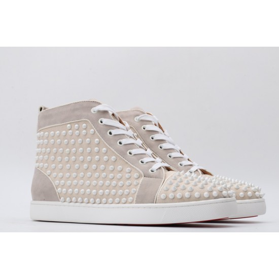 Christian Louboutin Sneakeres Spike Beige