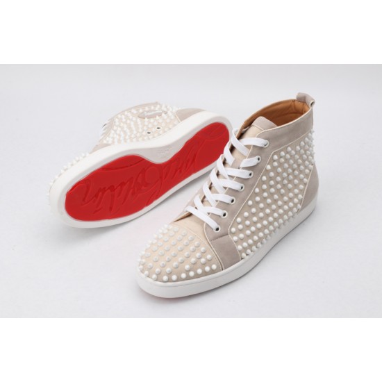 Christian Louboutin Sneakeres Spike Beige