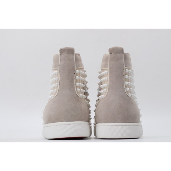 Christian Louboutin Sneakeres Spike Beige