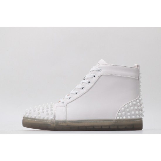 Christian Louboutin Sneakeres Spike White Red