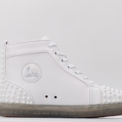 Christian Louboutin Sneakeres Spike White Red