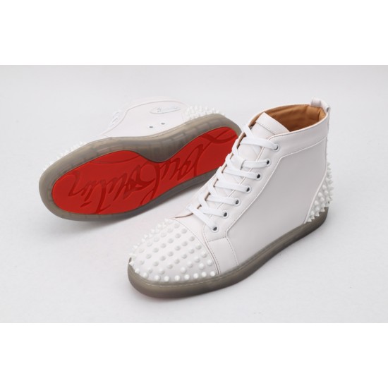 Christian Louboutin Sneakeres Spike White Red