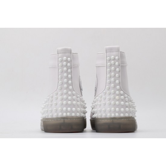 Christian Louboutin Sneakeres Spike White Red