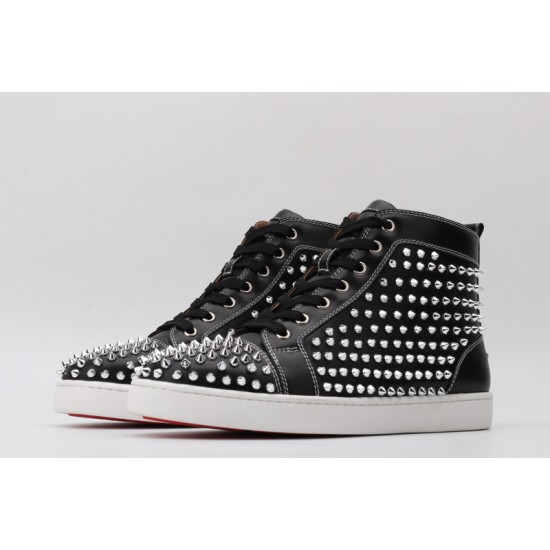 Christian Louboutin Sneakeres Black Silver Spike