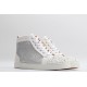 Christian Louboutin Sneakeres Spike Silver Gold