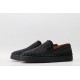 Christian Louboutin Spike Roller Boat Sneaker Black Studded