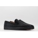 Christian Louboutin Spike Roller Boat Sneaker Black Studded