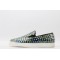 Christian Louboutin Spike Roller Boat Sneaker Green Blue Snakeskin