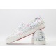 Christian Louboutin Spike Roller Boat Sneaker White Pink Snakeskin