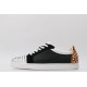 Christian Louboutin Spike Roller Boat Sneaker Black Snake White 