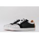 Christian Louboutin Spike Roller Boat Sneaker Black Snake White 