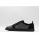 Christian Louboutin Spike Roller Boat Sneaker Black Studded