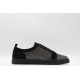 Christian Louboutin Spike Roller Boat Sneaker Black Studded