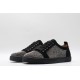 Christian Louboutin Spike Roller Boat Sneaker Black Studded