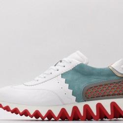 Christian Louboutin  Loubishark Sneakers White Mint Red