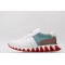 Christian Louboutin  Loubishark Sneakers White Mint Red