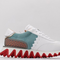 Christian Louboutin  Loubishark Sneakers White Mint Red