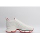 Christian Louboutin Spike Sock White Red