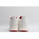 Christian Louboutin Spike Sock White Red