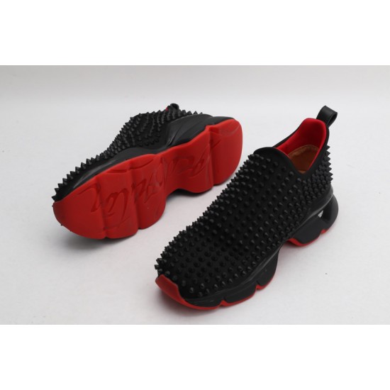 Christian Louboutin Spike Sock Black