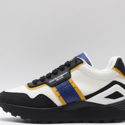 Dolce & Gabbana Sneakers White Black Royal Blue