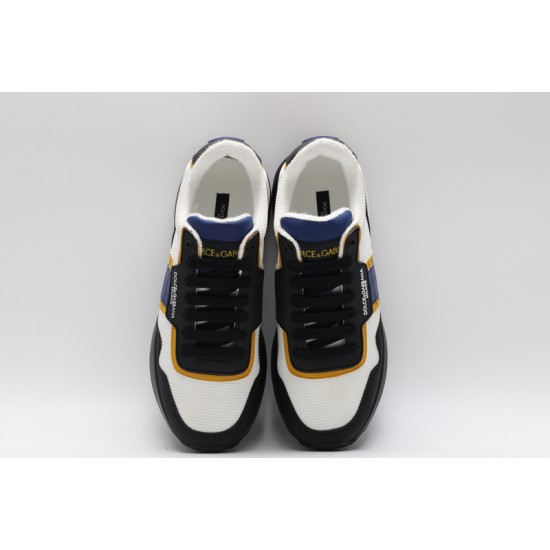 Dolce & Gabbana Sneakers White Black Royal Blue