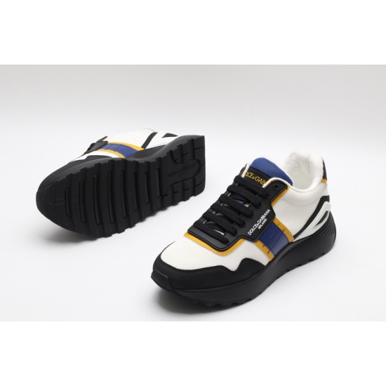 Dolce & Gabbana Sneakers White Black Royal Blue