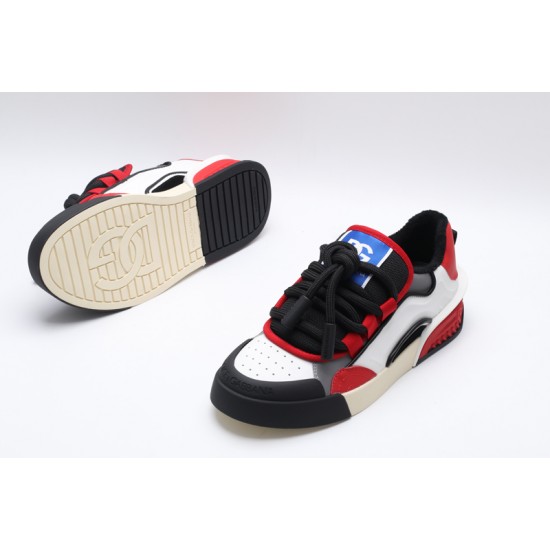 Dolce & Gabbana Portofino Sneakers White Red Black