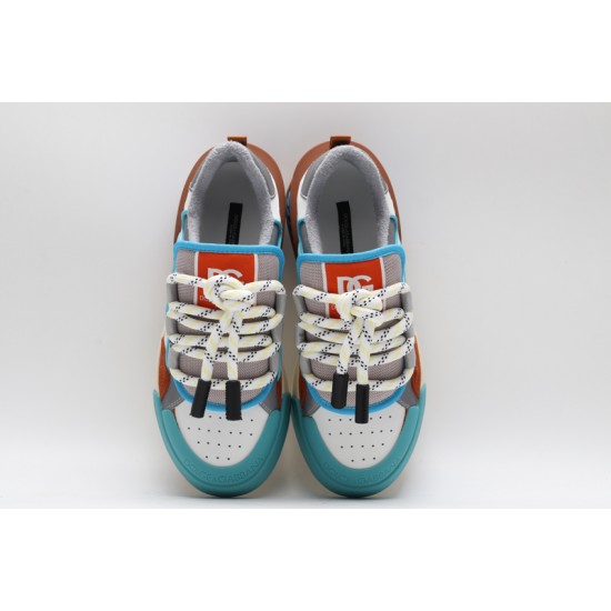 Dolce & Gabbana Portofino Sneakers White Vivi Blue