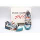 Dolce & Gabbana Portofino Sneakers White Vivi Blue