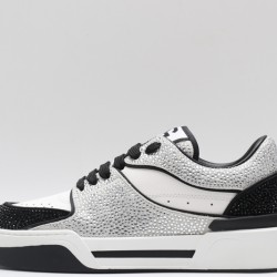 Dolce & Gabbana Portofino Sneakers White Silver Black