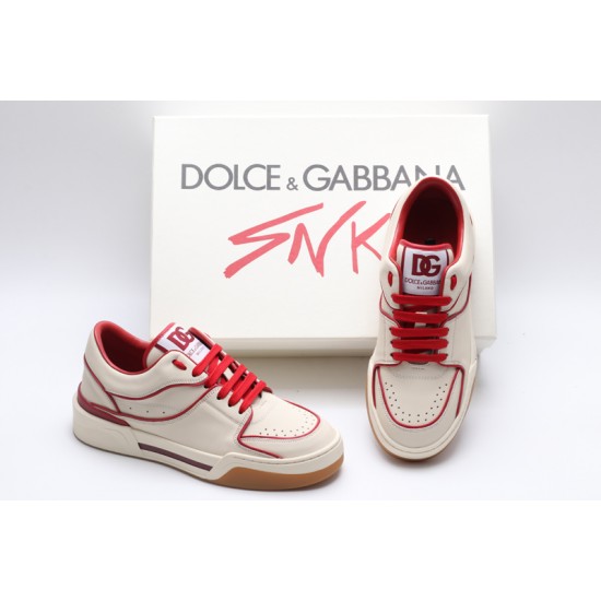 Dolce & Gabbana Portofino Sneakers Cream White