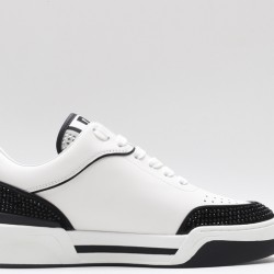 Dolce & Gabbana Sneakers White Black Studded