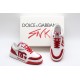 Dolce & Gabbana Sneakers White Red Studded