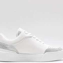 Dolce & Gabbana Sneakers White Silver Studded