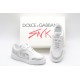 Dolce & Gabbana Sneakers White Silver Studded