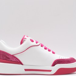 Dolce & Gabbana Sneakers White Pink Studded